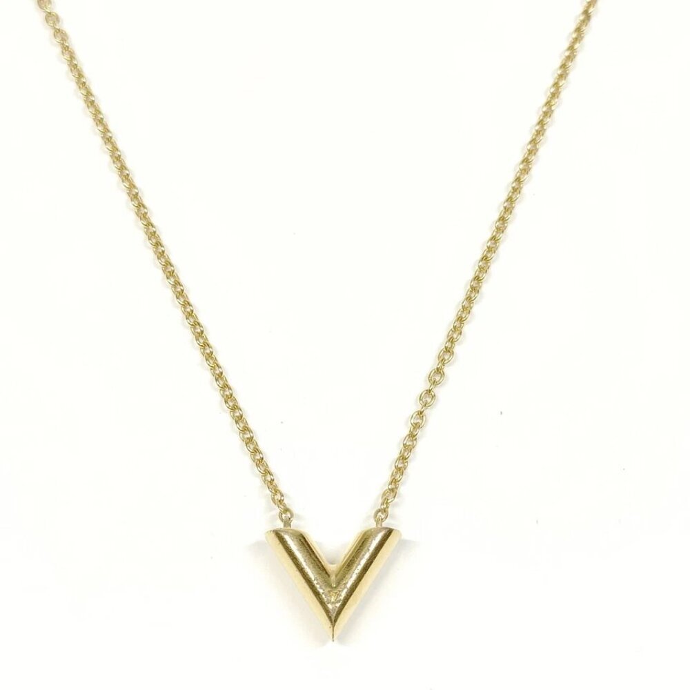 Louis Vuitton Necklace Essential V Stainless steel 339-061225